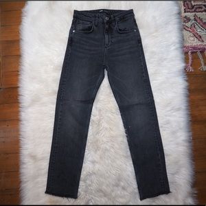 Zara Black Straight Leg Jeans